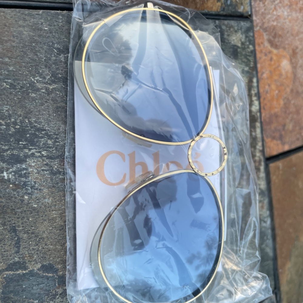 Chloe Romie Aviator Sunglasses - Picture 4 of 6